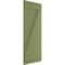 Ekena Millwork True Fit PVC Four Board Joined Board-n-Batten Shutters w/Z-Bar, Moss Green , 21 1/2W x 42H, PR TFP102BBF21X042MG - alternate 4